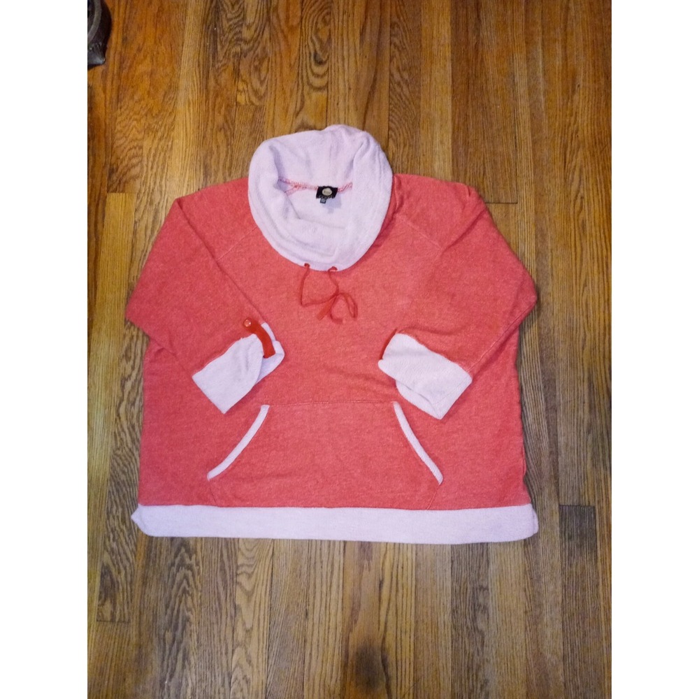 Jones New York Sport Cowl Neck Sweatshirt Size 2X